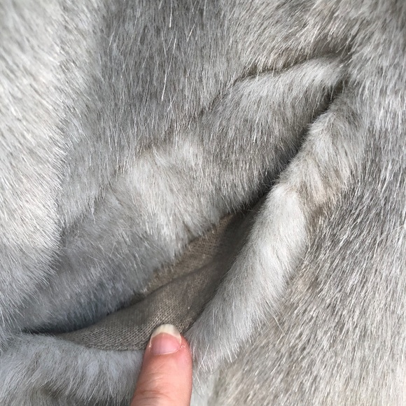 Jolipel Faux Fur Vegan Mink Vest Jacket Sleeveless - Picture 3 of 7